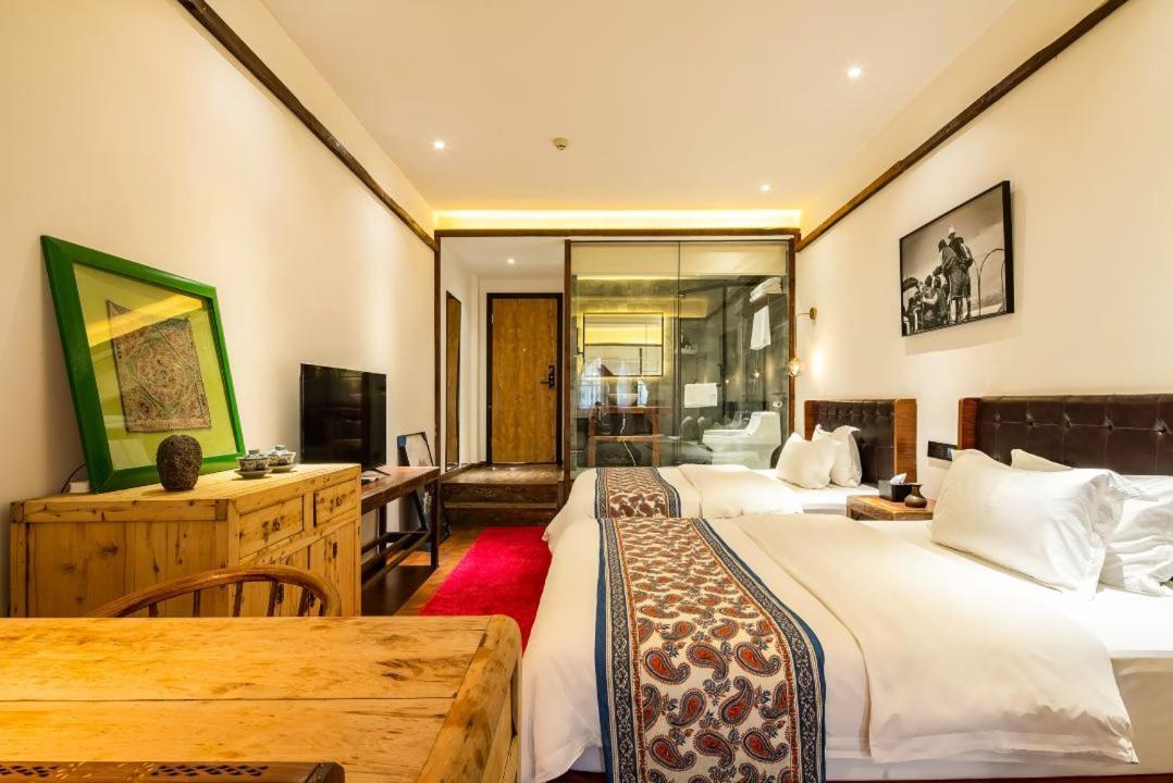 Qintai Tibetan Culture Boutique Hotel Chengdu Exterior photo